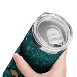 coastal-carolina-chanticleers-radiant-glitter-green-skinny-tumbler-best-selling.webp