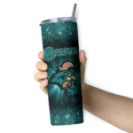 coastal-carolina-chanticleers-radiant-glitter-green-skinny-tumbler-best-selling.webp