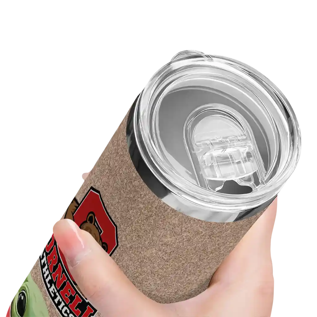 cornell-big-red-yoda-smile-red-skinny-tumbler-high-quality.webp