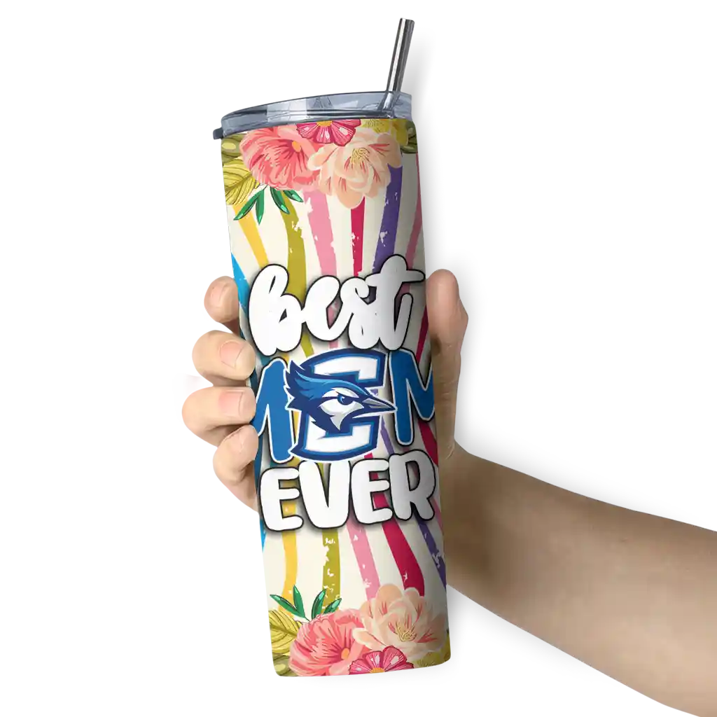 creighton-bluejays-flower-cluster-skinny-tumbler-premium-grade.webp