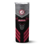 custom-alabama-crimson-tide-hexagon-honeycomb-crimson-black-skinny-tumbler-best-selling.webp