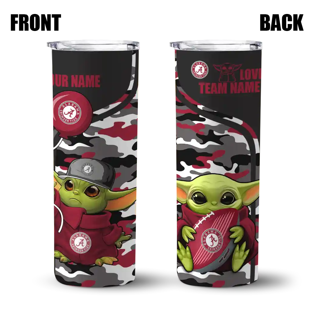 custom-alabama-crimson-tide-yoda-camo-crimson-black-skinny-tumbler-fashion-forward.webp
