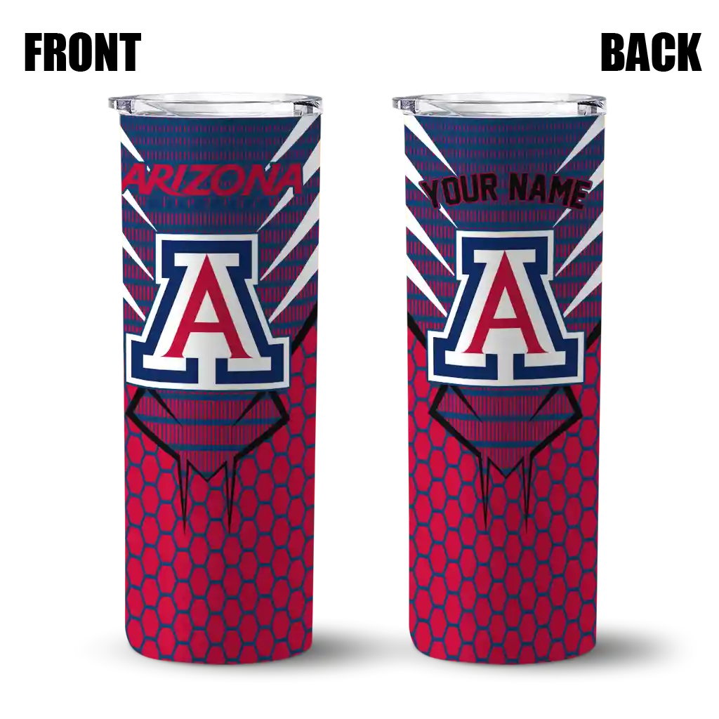 custom-arizona-wildcats-chevron-stripes-red-skinny-tumbler-fashion-forward.webp