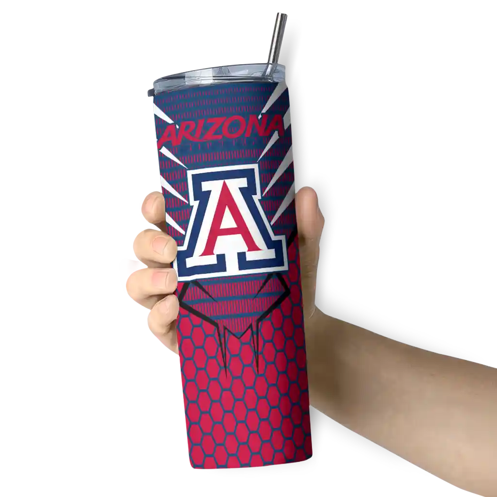 custom-arizona-wildcats-chevron-stripes-red-skinny-tumbler-premium-grade.webp