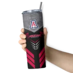custom-arizona-wildcats-hexagon-honeycomb-red-black-skinny-tumbler-best-selling.webp