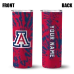 custom-arizona-wildcats-metallic-grid-red-skinny-tumbler-best-selling.webp