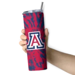 custom-arizona-wildcats-metallic-grid-red-skinny-tumbler-best-selling.webp