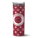 custom-arkansas-razorbacks-camo-streak-red-skinny-tumbler-best-selling.webp