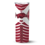 custom-arkansas-razorbacks-camo-texture-red-skinny-tumbler-best-selling.webp