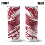 custom-arkansas-razorbacks-helmet-clash-red-skinny-tumbler-best-selling.webp