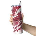custom-arkansas-razorbacks-helmet-clash-red-skinny-tumbler-best-selling.webp