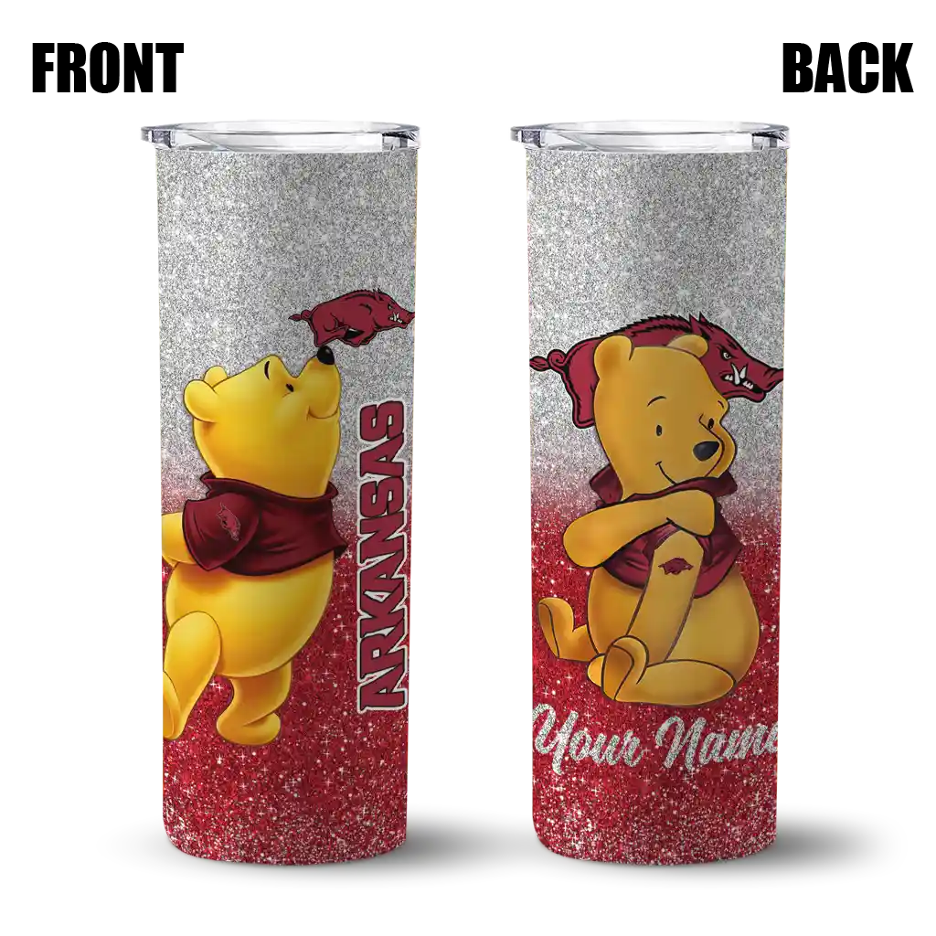 custom-arkansas-razorbacks-winnie-the-pooh-red-gray-skinny-tumbler-fashion-forward-1.webp