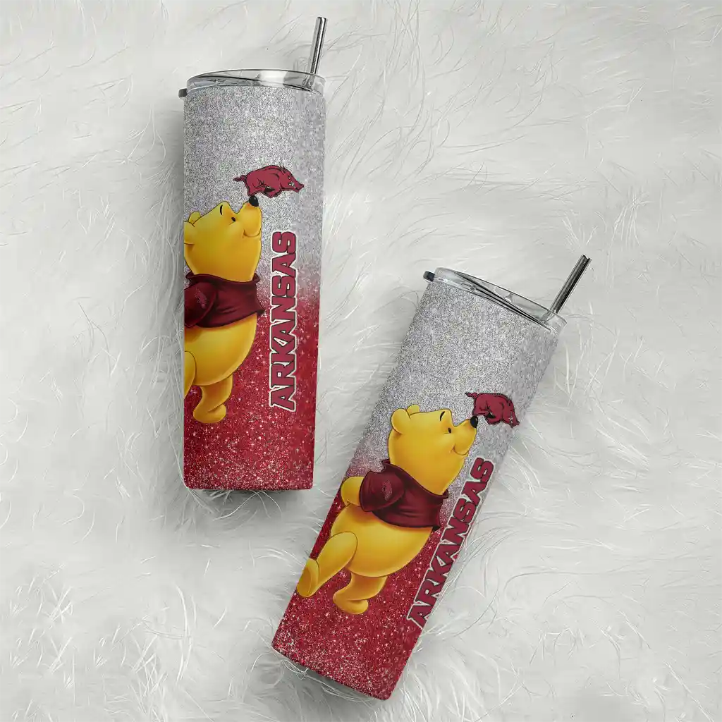 custom-arkansas-razorbacks-winnie-the-pooh-red-gray-skinny-tumbler-top-rated.webp
