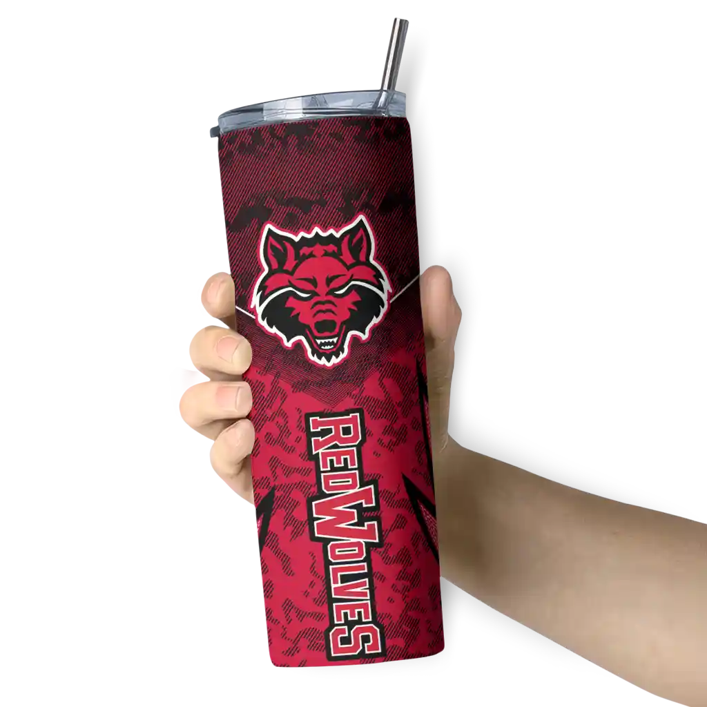 custom-arkansas-state-red-wolves-spiral-burst-print-scarlet-skinny-tumbler-premium-grade.webp