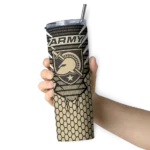 custom-army-black-knights-chevron-stripes-gold-skinny-tumbler-best-selling.webp