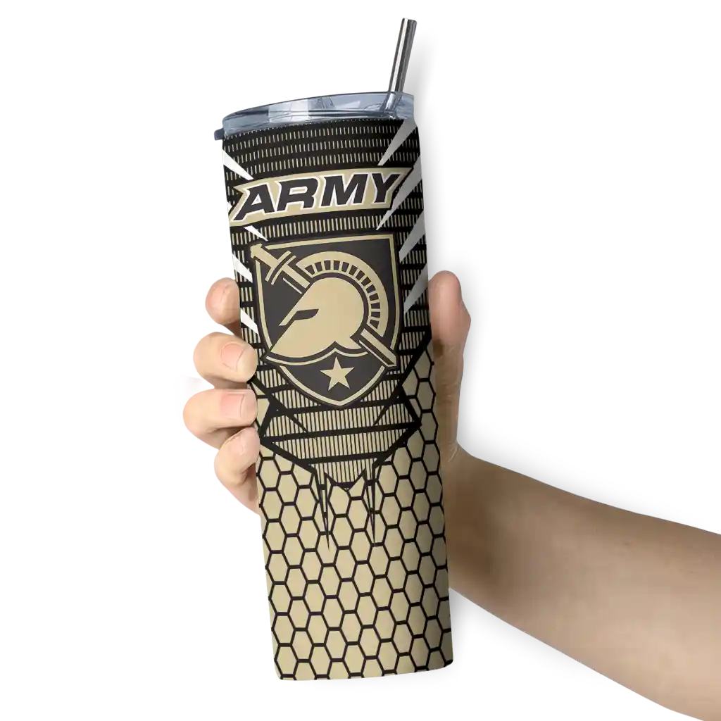 custom-army-black-knights-chevron-stripes-gold-skinny-tumbler-premium-grade.webp