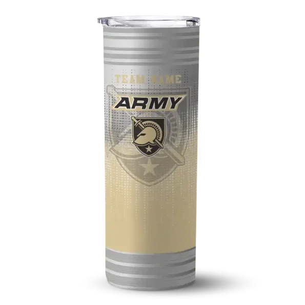 custom army black knights swirl texture gold skinny tumbler best selling