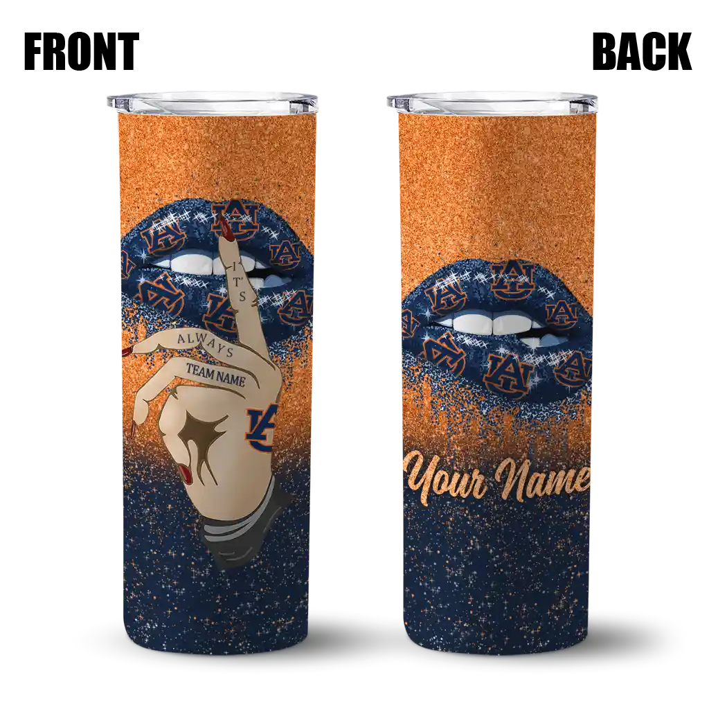 custom-auburn-tigers-sparkle-lips-navy-blue-skinny-tumbler-fashion-forward.webp