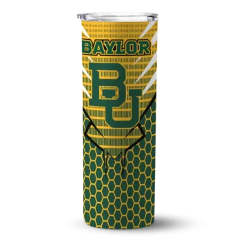 Baylor Bears Tumber - Custom Chevron Stripes Skinny Green
