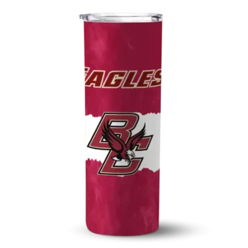 Custom Boston College Eagles Torn Band Maroon White Skinny Tumbler