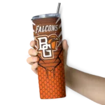 custom-bowling-green-falcons-chevron-stripes-orange-skinny-tumbler-best-selling.webp