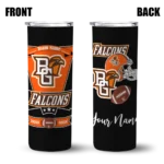 custom bowling green falcons helmet belt orange black skinny tumbler best selling 1 1.webp