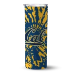 custom-california-golden-bears-metallic-grid-blue-skinny-tumbler-best-selling.webp