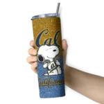 custom california golden bears snoopy attitude blue skinny tumbler best selling 1 1.webp