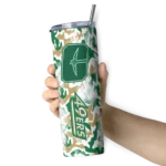 custom-charlotte-49ers-claw-marks-green-white-skinny-tumbler-best-selling.webp