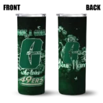 custom-charlotte-49ers-rose-romance-green-black-skinny-tumbler-best-selling.webp
