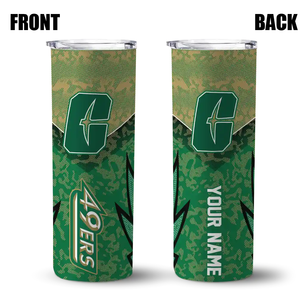 custom-charlotte-49ers-spiral-burst-print-green-skinny-tumbler-fashion-forward.webp
