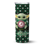 custom-charlotte-49ers-yoda-cozy-green-black-skinny-tumbler-best-selling.webp