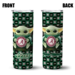 custom-charlotte-49ers-yoda-cozy-green-black-skinny-tumbler-best-selling.webp