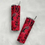 custom-cincinnati-bearcats-metallic-grid-red-skinny-tumbler-best-selling.webp