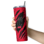custom-cincinnati-bearcats-star-pop-red-black-skinny-tumbler-best-selling.webp
