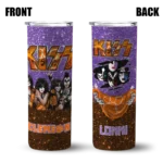 custom-clemson-tigers-kiss-band-purple-skinny-tumbler-best-selling.webp