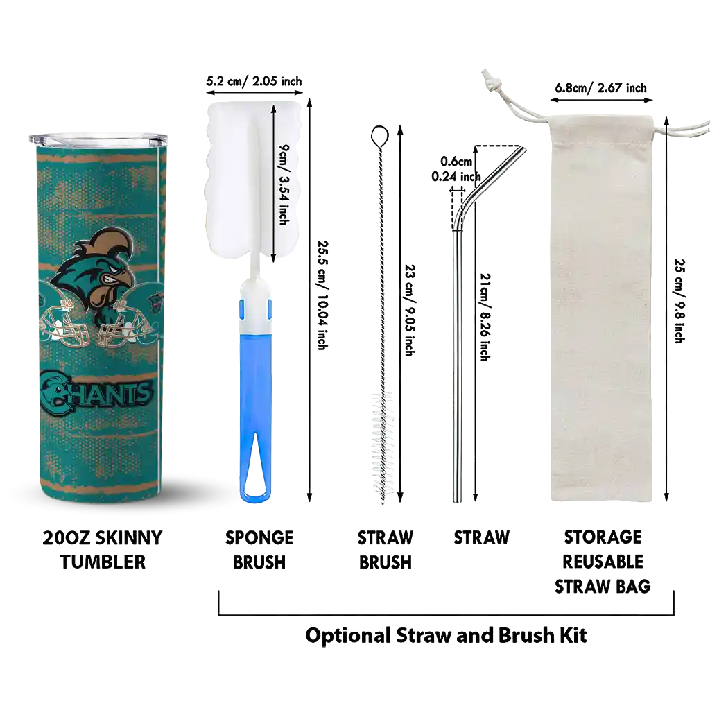 custom-coastal-carolina-chanticleers-chevron-patch-green-skinny-tumbler-new-arrival.webp