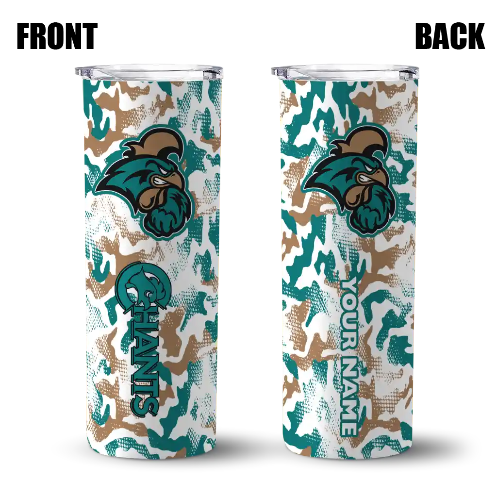 custom-coastal-carolina-chanticleers-claw-marks-green-white-skinny-tumbler-fashion-forward.webp