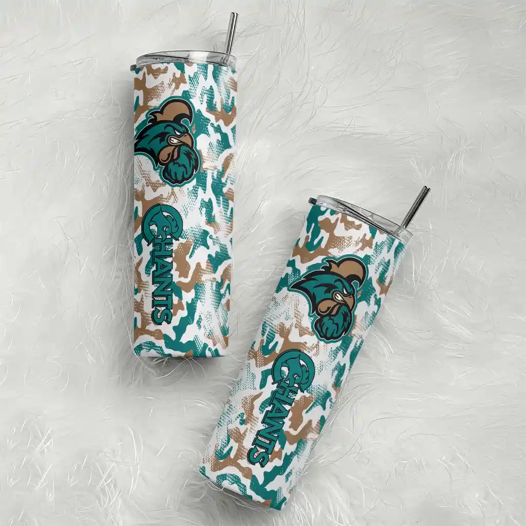 custom-coastal-carolina-chanticleers-claw-marks-green-white-skinny-tumbler-top-rated-1.webp