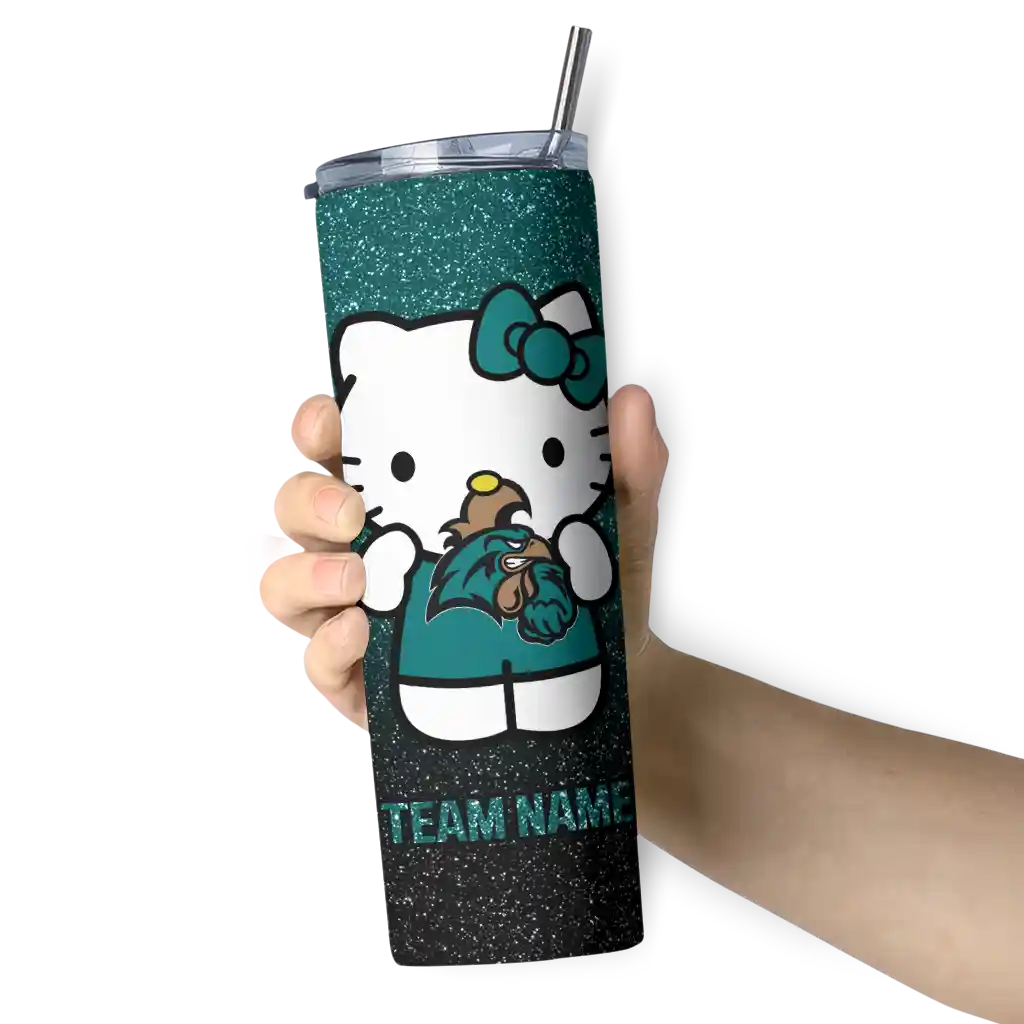 custom-coastal-carolina-chanticleers-hello-kitty-green-black-skinny-tumbler-premium-grade.webp