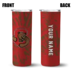 custom-cornell-big-red-metallic-grid-red-skinny-tumbler-best-selling.webp