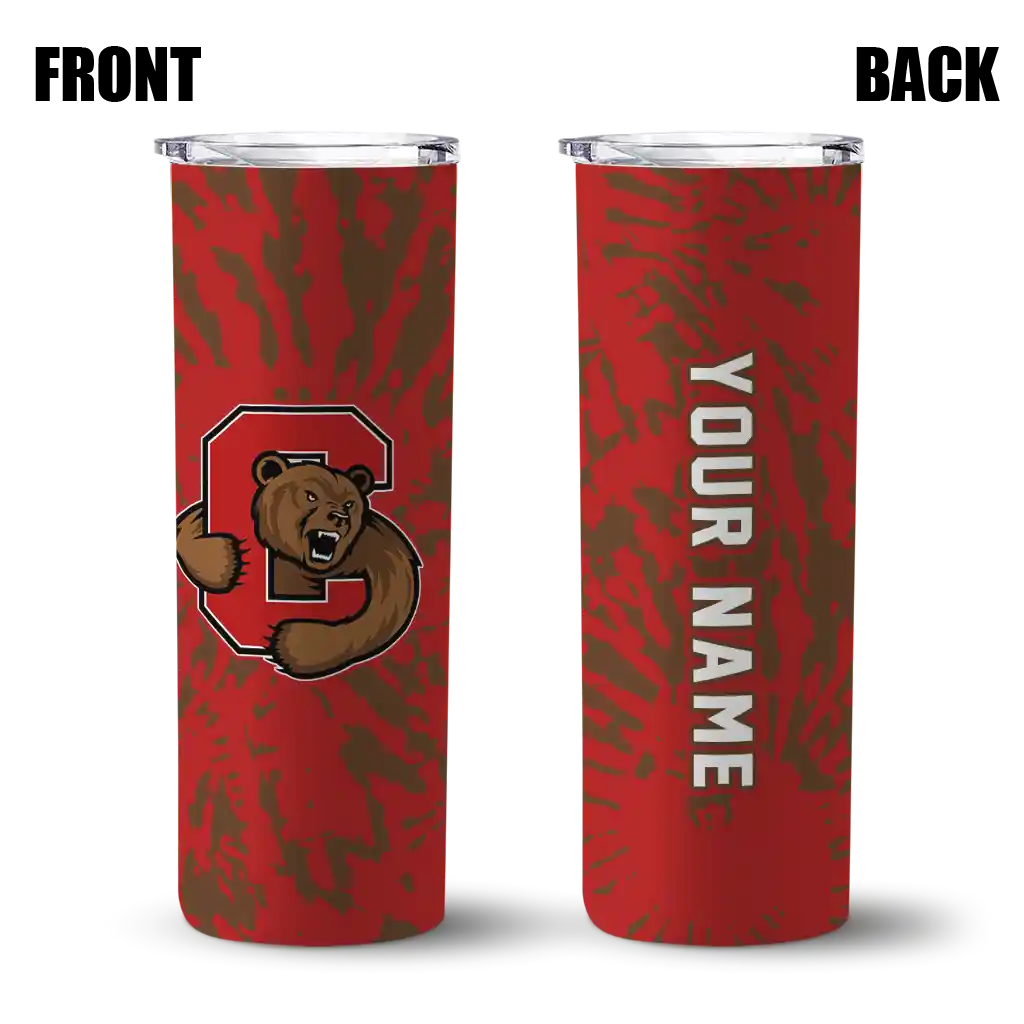 custom-cornell-big-red-metallic-grid-red-skinny-tumbler-fashion-forward.webp