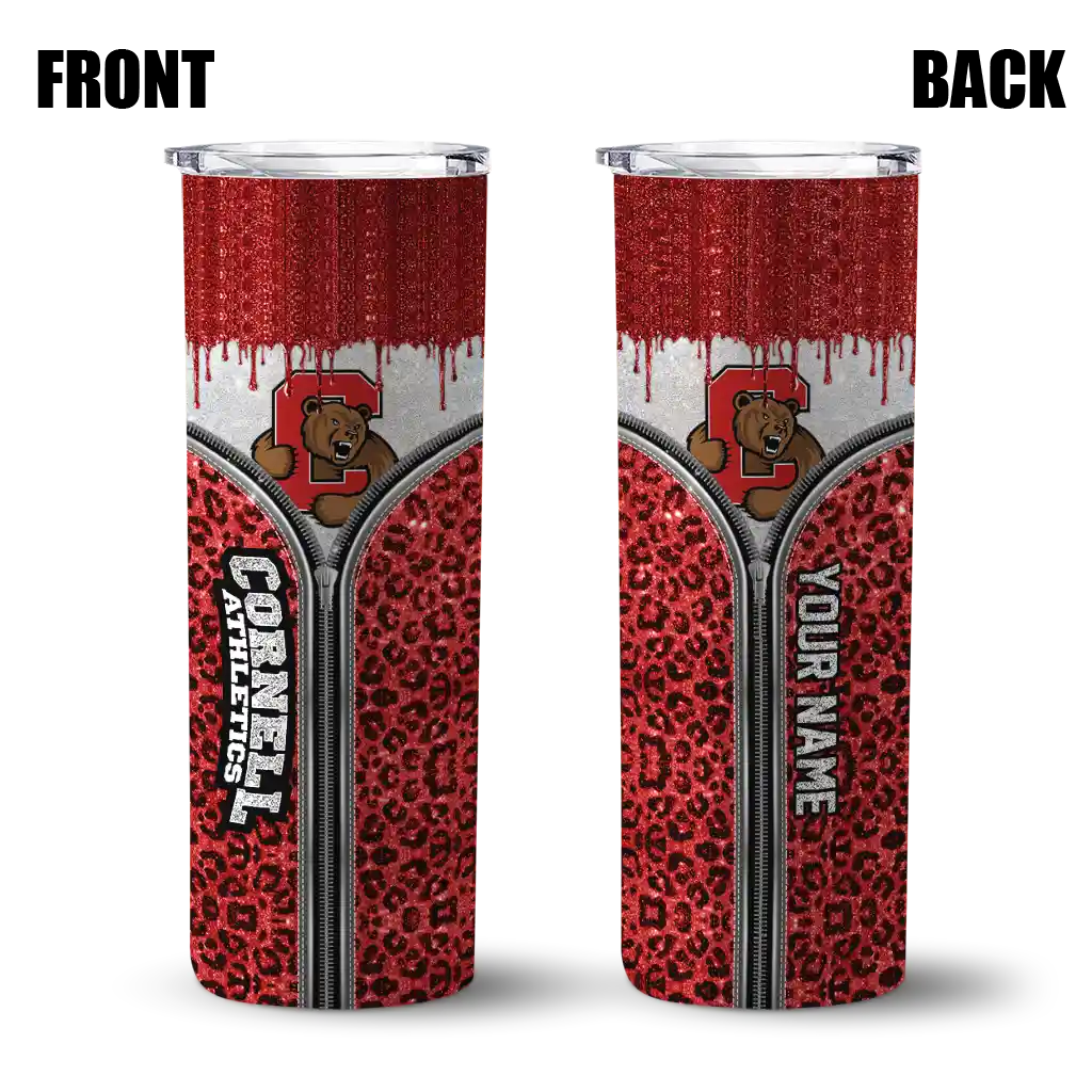custom-cornell-big-red-sparkle-drip-red-skinny-tumbler-fashion-forward.webp