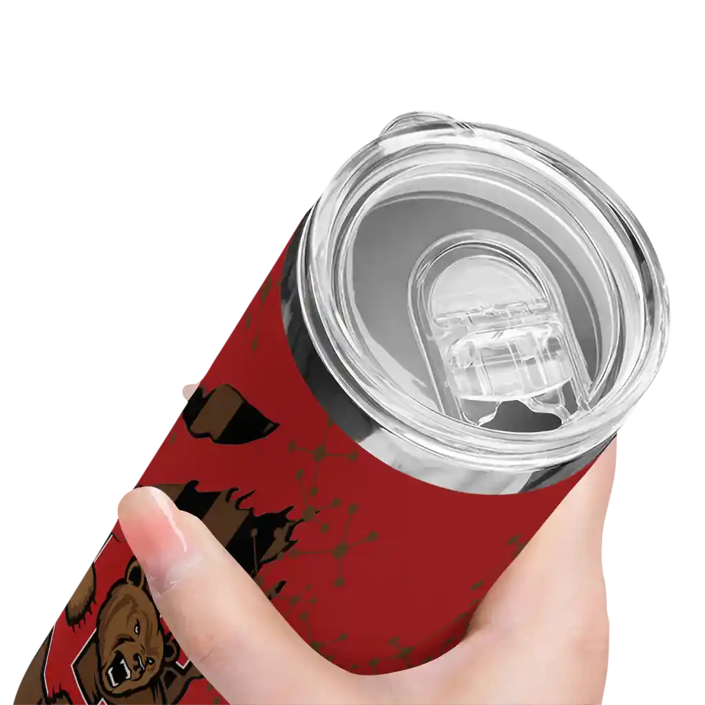 custom-cornell-big-red-star-pop-red-black-skinny-tumbler-high-quality.webp