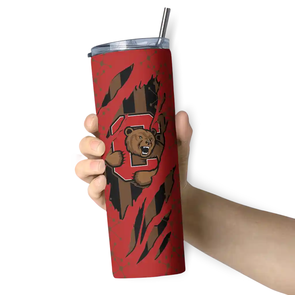 custom-cornell-big-red-star-pop-red-black-skinny-tumbler-premium-grade.webp