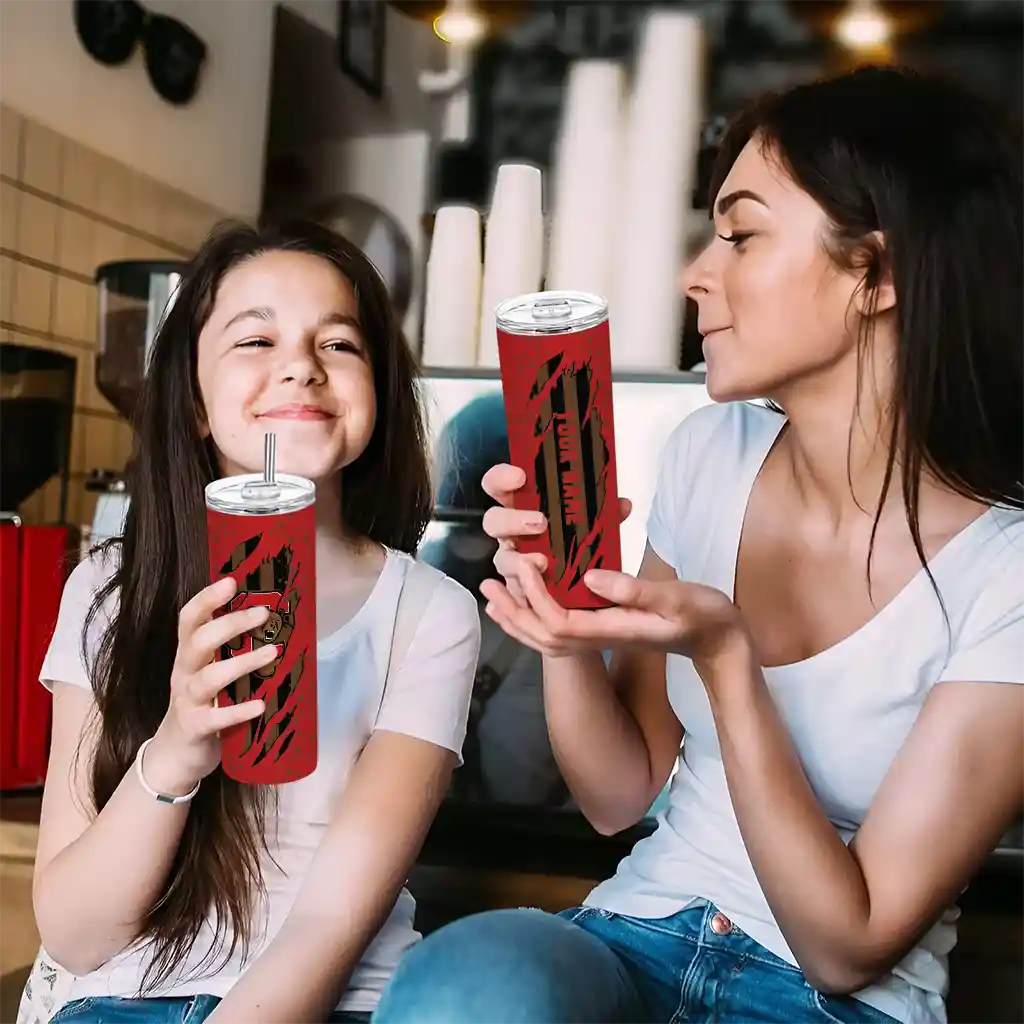 custom-cornell-big-red-star-pop-red-black-skinny-tumbler-trendy.webp