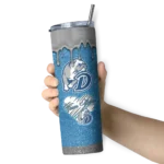 custom-drake-bulldogs-pixel-fade-blue-skinny-tumbler-best-selling.webp