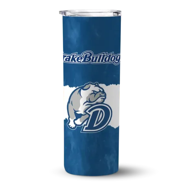 custom drake bulldogs torn band blue white skinny tumbler best selling