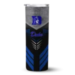 custom-duke-blue-devils-hexagon-honeycomb-blue-black-skinny-tumbler-best-selling.webp