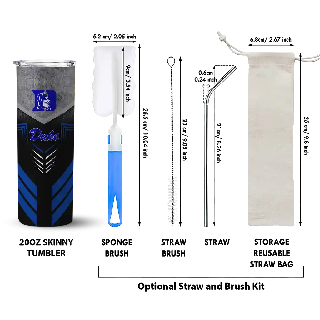 custom-duke-blue-devils-hexagon-honeycomb-blue-black-skinny-tumbler-new-arrival.webp